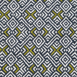 Inca Verde by Gaston Y Daniela Designer Fabric GASTON NUEVO MUNDO VISCOSE - 49%;COTTON - 39%;LINEN - 10%;POLYESTER - 2% Turkey HEAVY Horizontal: 2.25 and Vertical: 3 54.25 - Swanky Fabrics -