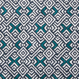 Inca Oceano by Gaston Y Daniela Designer Fabric GASTON NUEVO MUNDO VISCOSE - 49%;COTTON - 39%;LINEN - 10%;POLYESTER - 2% Turkey HEAVY Horizontal: 2.25 and Vertical: 3 54.25 - Swanky Fabrics -