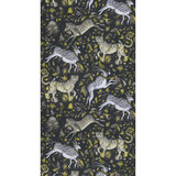 Protea Charcoal by Clarke And Clarke Designer Wallcovering WILDERIE BY EMMA J SHIPLEY FOR C&C NON WOVEN - 100% United Kingdom Horizontal: 0 and Vertical: 20.48 21 - Swanky Fabrics -
