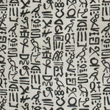 S3154 Ebony by Greenhouse Designer Fabric M03: Memos by COLOR 75% Cotton, 25% Linen Pakistan 30,000 double rubs </p><p>Repeat: 27" H, 27" V 54" - Swanky Fabrics -