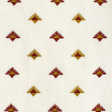 S3637 Paprika by Greenhouse Designer Fabric 73% Polyester, 27% Cotton With 100% Polyester Embroidery India 9,000 double rubs </p><p>Repeat: 3.75" H, 3" V 54" - Swanky Fabrics -