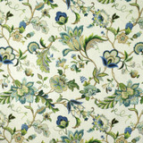 S2690 Sapphire by Greenhouse Designer Fabric 55% Linen, 45% Rayon China 15,000 double rubs </p><p>Repeat: 27" H, 27" V 54" - Swanky Fabrics -