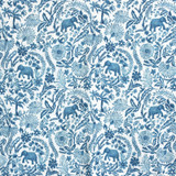 S4137 Peacock by Greenhouse Designer Fabric 91% Polyester, 9% Linen China 53,000 double rubs </p><p>Repeat: 9" H, 9" V 56" - Swanky Fabrics -