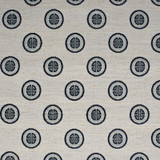 F2737 Indigo by Greenhouse Designer Fabric 97% Polyester, 3% Linen China 100,000 double rubs </p><p>Repeat: 3.8" H, 4.4" V 59" - Swanky Fabrics -