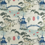 F2827 Pearl by Greenhouse Designer Fabric 100% Polyester China 40,000 double rubs </p><p>Repeat: 27.5" H, 27.5" V 58" - Swanky Fabrics -
