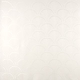 Shell Shock Snow by Carole Designer Fabric Marble & Brass 100% Polyester India N/A 6 3/4" V, 6 5/8" H 54" - Swanky Fabrics -