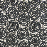 Great Passion Graphite by Carole Designer Fabric Muse 100% Cotton- SSR Pakistan 12,000 Wyzenbeek Double Rubs 25 1/4" V, 13 1/2" H 54" - Swanky Fabrics -