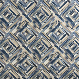 Paint Strokes Aegean by Carole Designer Fabric Muse 100% Polyester China 30,000 Wyzenbeek Double Rubs 13 1/8" V, 13 1/2" H 55" - Swanky Fabrics -