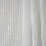 Inches Away White by Carole Designer Fabric Sheer Philosophy 100% Polyester Turkey N/A 4" V, 3" H 118" - Swanky Fabrics -
