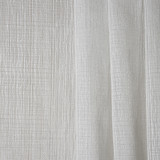 Slender Lines White by Carole Designer Fabric Sheer Philosophy 100% Polyester Turkey N/A None 118" - Swanky Fabrics -