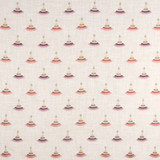 Fan Out Petal by Carole Designer Fabric Well-Traveled 86% Polyester, 9% Rayon, 5% Linen China 60,000 Wyzenbeek Double Rubs 5 3/4" V, 4 1/2" H 55" - Swanky Fabrics -