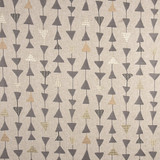 Point The Way Pebble by Carole Designer Fabric Well-Traveled 52% Polyester, 48% Cotton India 80,000 Wyzenbeek Double Rubs 18 1/4" V, 17" H 51" - Swanky Fabrics -