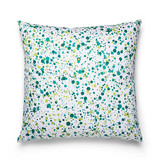 Spatter Pillow/Mermaid Hn 000Gspatpill by The House of Scalamandre
 Designer Pillow  100% COTTON USA  Horizontal:  and Vertical:    - Swanky Fabrics -