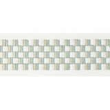 Dimensions Tape 7 Shoreline by Stout Designer Trim STITCHED UP TRIM 100%COT %BEMB INDIA Horizontal: 2.500 and Vertical: 0.625 2.5 in - Swanky Fabrics -