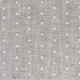 Lovable 2 Flint by Stout Designer Fabric RAINBOW LIBRARY STONE/CHARCOAL 82%POL 11%COT 7%LIN %BEMB INDIA FLAME RETARDANT-N.F.P.A. 701 SMALL SCALE Horizontal: 2.375 and Vertical: 1.000 52 in - Swanky Fabrics -