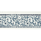 Kinsey Tape 2 Denim by Stout Designer Trim NATURAL BEAUTY TRIM 100%COT INDIA Horizontal: 2.500 and Vertical: 3.125 2.5 in - Swanky Fabrics -