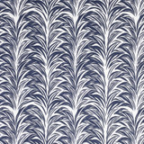 7825-2 Zebra Fern Navy by Aoc Designer Fabric HARBOR VIEW VICTORIA LARSON SHOWROOM 50%COT 50%LIN USA FLAME RETARDANT-U.F.A.C. CLASS 1 CATB 117-2013 (WYZENBEEK 63 000 DOUBLE RUB WEAR TEST (HEAVY DUTY)) Horizontal: 6.375 and Vertical: 5.375 57 in - Swanky Fabrics -