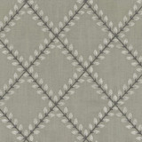 Clover Lane Emb Smoke 410574 by PKL Studio Designer Fabric - 100% Polyester Embroid:100% Viscose INDIA 51000 Horizontal: 5.375 and Vertical: 6.25 55 - Swanky Fabrics -