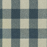 Check Box Indigo 411451 by PKL Studio Designer Fabric 100% Polyester China 51000 Horizontal: 6.75 and Vertical: 6.38 56 - Swanky Fabrics -