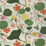 Nasturtiums Nectar 140050 by Elana Gabrielle Designer Fabric 100% Cotton China 24000 Horizontal: 13.5 and Vertical: 13.5 54/55 - Swanky Fabrics -