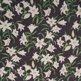 Scattered Lilies Charcoal 180302 by Schumacher Fabric Schumacher Fabric Scattered Lilies Charcoal 180302Fabric LINEN 100% THAILAND </p><p>Repeat: H: HORZ. 13" (33CM), V: VERT. 20 5/6" (53CM) 54" (137CM) - Fabric Carolina - Scattered Lilies Charcoal 180302 by Schumacher Fabric Schumacher Fabric Scattered Lilies Charcoal 180302Fabric LINEN 100% THAILAND </p><p>Repeat: H: HORZ. 13" (33CM), V: VERT. 20 5/6" (53CM) 54" (137CM) - Fabric Carolina -