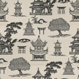 S5267 Ebony by Greenhouse Designer Fabric 100% Polyester China 55,000 </p><p>Repeat: 13.5" H, 13.5" V 56" - Swanky Fabrics -