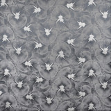 S4693 Pewter by Greenhouse Designer Fabric 100% Polyester India 9,000 </p><p>Repeat: 9.3" H, 22" V 54" - Swanky Fabrics -