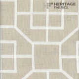 Octagon Parchment by Heritage Designer Fabric - 61% Polyester 39% Cotton India Horizontal: 9.5" and Vertical: 10.25" 54" - Swanky Fabrics -