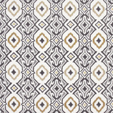 Forever Means Graphite by Carole Designer Fabric Artisan Base: 100% Cotton. Embr: 60% Cotton, 40% Spun Poly INDIA 15"V, 6 1/2" H 52" - Swanky Fabrics -