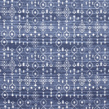 Map It Out Navy by Carole Designer Fabric Artisan 100% Cotton-SR USA 12 1/2" V, 13 1/2" H HD 54" - Swanky Fabrics -