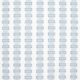 Over The Tracks French Blue by Carole Designer Fabric Artisan Base: 81% Cotton, 19% Poly. Embr: 100% Cotton INDIA 2.13" V, 4" H 54.75" - Swanky Fabrics -