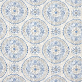 Place Setting Yacht by Carole Designer Fabric Artisan 100% Cotton PAKISTAN 12 1/2" V, 13 1/2" H HD 55" - Swanky Fabrics -