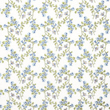 Chance For Us Dresden by Carole Designer Fabric Bluebell 60% Cotton, 30% Polyester, 10% Linen India 9 1/4" V, 10 5/8" H 51.5" - Swanky Fabrics - Chance For Us Dresden by Carole Designer Fabric Bluebell 60% Cotton, 30% Polyester, 10% Linen India 9 1/4" V, 10 5/8" H 51.5" - Swanky Fabrics -