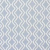 Follow Me Chambray by Carole Designer Fabric Bluebell 51% Recycled Polyester, 30% Polyester, 12% Cotton, 7% Linen India 4 1/2" V, 7 3/4" H HD 54" - Swanky Fabrics -