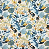 Leaf It Out Atlantis by Carole Designer Fabric Dawn & Dusk 100% Cotton-SSR Pakistan 25" V, 13 1/2" H HD 54" - Swanky Fabrics -