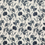 Gentle Garden Dusk by Carole Designer Fabric Earth & Stone 100% Cotton India 26 1/2" V, 13 1/2" H 54" - Swanky Fabrics -