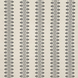 Will It End Ebony by Carole Designer Fabric Earth & Stone Base: 38% Viscose, 31% Polyester, 31% Linen. Embr: 100% Rayon China 1" V, 5" H 54" - Swanky Fabrics -