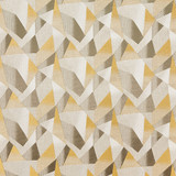 See The Effect Gold by Carole Designer Fabric Evergreen Base: 50% Polyester, 50% Cotton, Embr: 100% Polyester India 6 5/8" V, 6 3/8" H 52" - Swanky Fabrics -