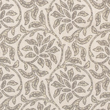 Caswell Bay Beige by Carole Designer Fabric Harvest 70% Cotton, 25% Polyester, 5% Linen India 10 1/2" V, 10 3/4" H 54" - Swanky Fabrics -