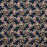 Chance For Us Noir by Carole Designer Fabric Harvest 60% Cotton, 30% Polyester, 10% Linen India 9 1/4" V, 10 5/8" H 51.5" - Swanky Fabrics -