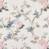 Garden Bird Silk by Carole Designer Fabric Harvest 100% Cotton-Soil Repellent Pakistan 25 1/8" V, 27"H 56" - Swanky Fabrics - Garden Bird Silk by Carole Designer Fabric Harvest 100% Cotton-Soil Repellent Pakistan 25 1/8" V, 27"H 56" - Swanky Fabrics -