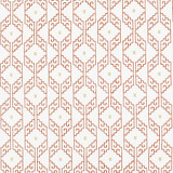 Our Corner Clay by Carole Designer Fabric Harvest 75% Cotton, 25% Spun Polyester India 5" V, 5 3/4" H 52" - Swanky Fabrics -