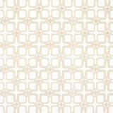 Close Quarters Cream by Carole Designer Fabric Moonstone 73% Cotton, 27% Polyester India 4 3/4" V, 4 1/2" H 53.25" - Swanky Fabrics -