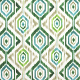 Missed Connections Caribe by Carole Designer Fabric Prisma 100% Cotton SPAIN 27" V, 27" H HD 54" - Swanky Fabrics -