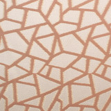 All Angles Cinnamon by Carole Designer Fabric Radiance 100% Polyester Turkey 18" V, 10" H 58" - Swanky Fabrics -