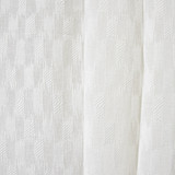 Bring It All White by Carole Designer Fabric Sheer Luxury 91% Polyester, 9% Cotton-Weighted Hem INDIA 6 7/8" V, 2 1/2" H 116" - Swanky Fabrics -