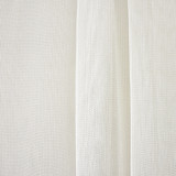 Bustle White by Carole Designer Fabric Sheer Luxury 100% Polyester CHINA None 118" - Swanky Fabrics -
