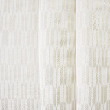 Heading Out Ash by Carole Designer Fabric Sheer Luxury 100% Polyester TURKEY 1 1/2" V, 3 7/8" H 118" - Swanky Fabrics -