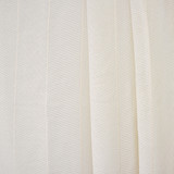 Near Miss Parchment by Carole Designer Fabric Sheer Luxury 100% Polyester TURKEY 6 3/4" V, 2 1/4" H 118" - Swanky Fabrics -