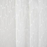 On The Hunt White by Carole Designer Fabric Sheer Luxury 100% Polyester TURKEY 10" V, 8 1/2" H 118" - Swanky Fabrics -